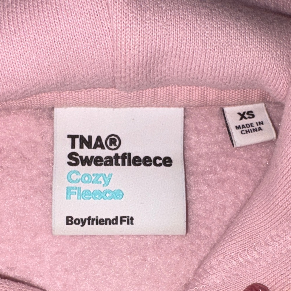 TNA SweatFleece, Cozy Fleece Boyfriend Fit Hoodie - Picture 2 of 5